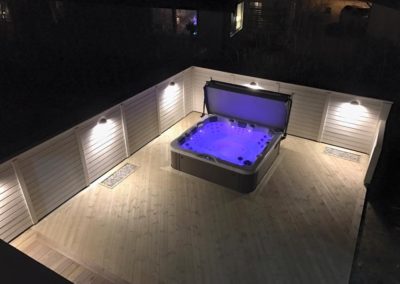 Uteplats med pool
